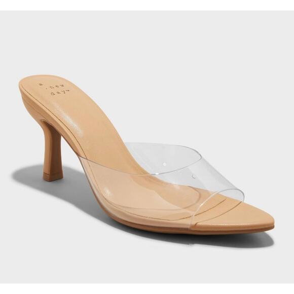 Copied - NWT - Ladies A New Day Lupita Point Toe Heels - Size 7 - Picture 1 of 4